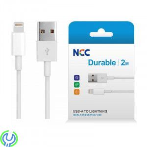 NCC USB Kabel med Lightning iPhone - iPad 2 m Vit, Slitstark, snabbladdningsdatakabel Lightning


, Lightning, , NCC