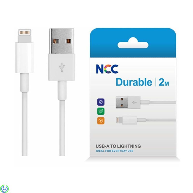 NCC USB Kabel med Lightning iPhone - iPad 2 m Vit, Slitstark, snabbladdningsdatakabel Lightning


, Lightning, , NCC