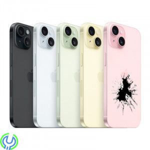 iPhone 15 Baksideglas Byte, OEM, Vi byter ut hela baksidan på din iPhone 15 så den blir som helt ny., iPhone 15, , 