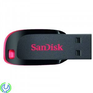 SanDisk Cruzer Blade - Svart - 64GB - USB-minne, USB-Minne SANDISK 2.0 Blade 64GB, Datortillbehör, , SanDisk