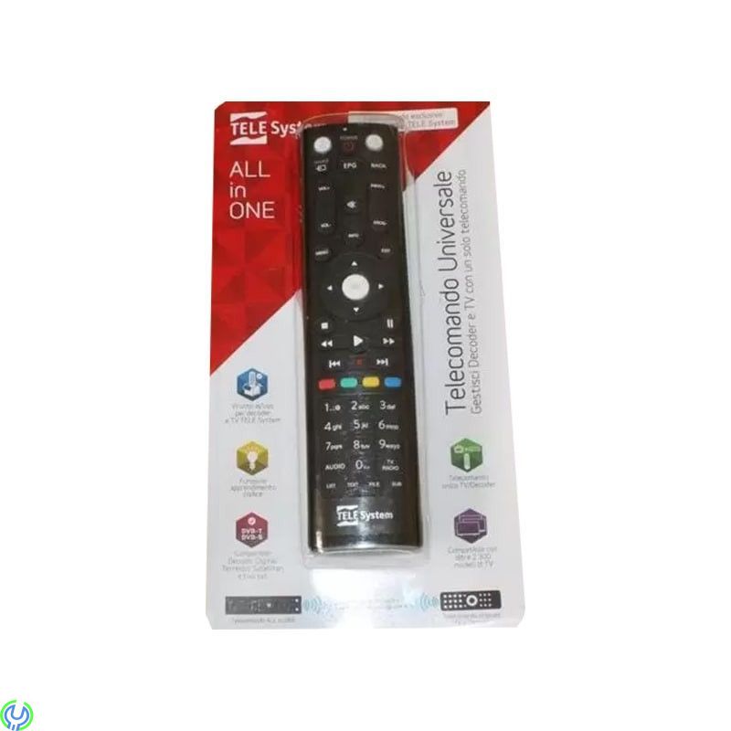 Telesystem Universal Fjärrkontroll Allt i en 2 i 1, Telesystem Universal Fjärrkontroll Allt i en 2 i 1, Tillbehör, , Retal