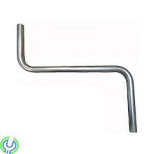 S - Förlängare Galvaniserat 80cm, 50mm, Galvaniserat S-rör 80cm och 50mm diameter., Fästmaterial, , Elgruvan