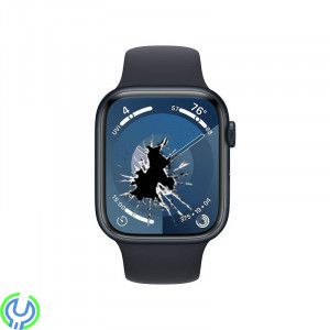 Apple Watch 9 45mm Skärm LCD byte, Original, Råkat tappa din Apple Watch 9 i marken och spräckt skärmen?, Apple Watch Serie 9, ,