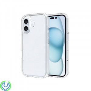 iPhone 16 Mobilskal Stöttåligt Rvelon - Transparent, Stöttåligt Skal till iPhone 16, iPhone 16 modeller, , RVELON