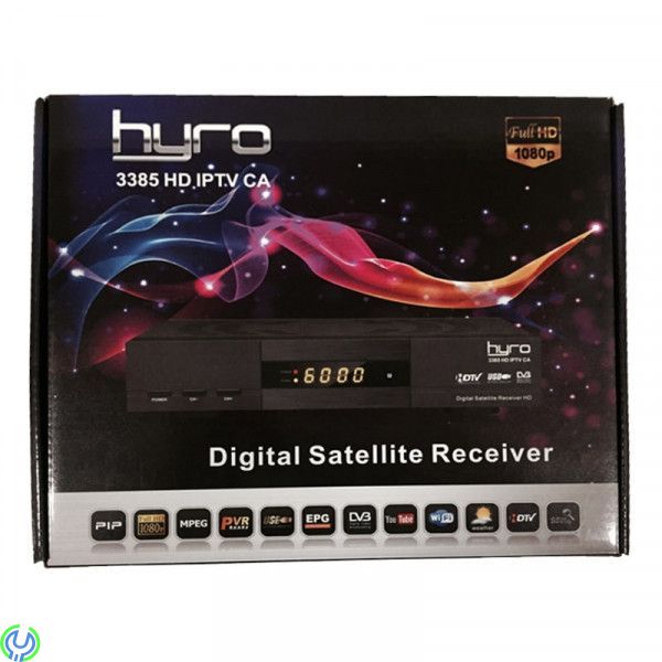 Hyro 3385 HD S2/S Wifi+CA Satellitmottagare, Hyro 3385 Satellitmottagare, Hem & Hushåll, , Hyro