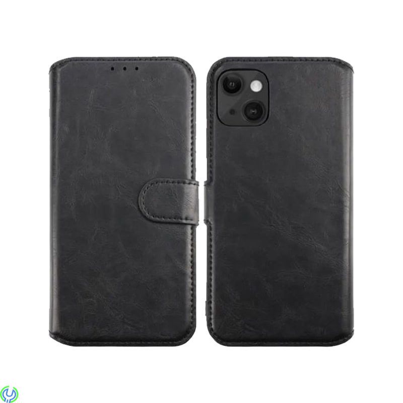 iPhone 13 Plånboksfodral Magnet Rvelon - Svart, Plånboksfodral Magnet till iPhone 13, iPhone 13 modeller, , RVELON