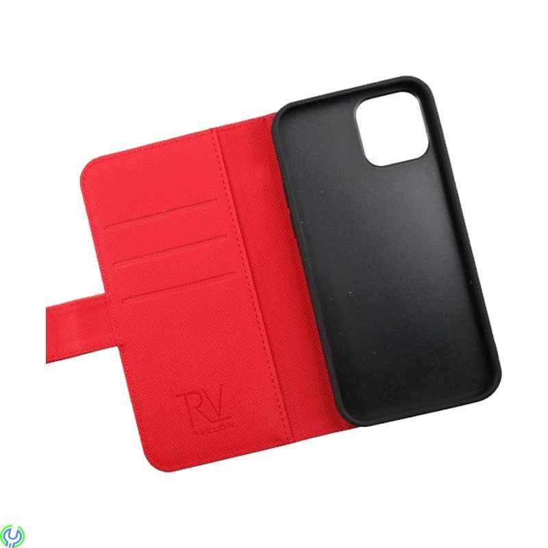 iPhone 13 Plånboksfodral Magnet Rvelon - Röd, Plånboksfodral Magnet till iPhone 13, iPhone 13 modeller, , RVELON