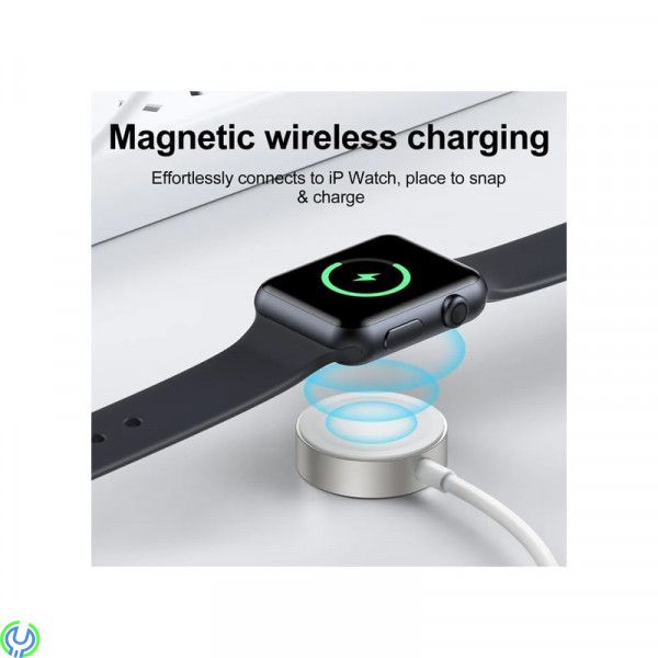 SiGN Magnetisk USB-C Laddare för Apple Watch, 2.5W, 1.2m - Vit, Apple Watch Magnetisk USB-C Laddare, Apple Watch laddare, , SIGN