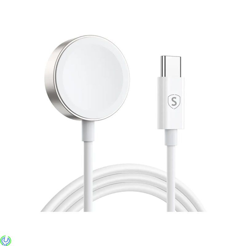 SiGN Magnetisk USB-C Laddare för Apple Watch, 2.5W, 1.2m - Vit, Apple Watch Magnetisk USB-C Laddare, Apple Watch laddare, , SIGN