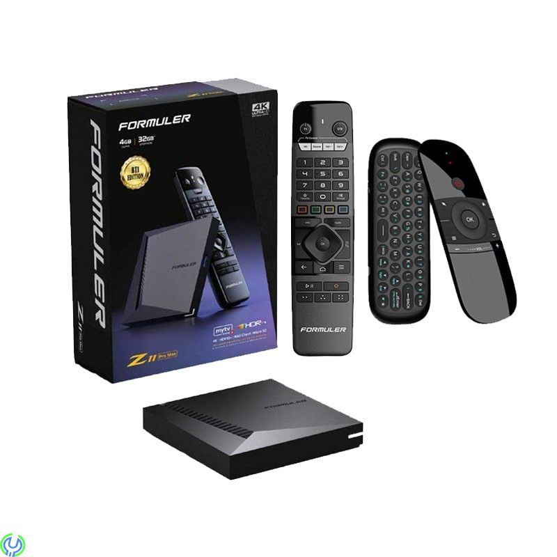 FORMULER Z11 Pro MAX BT1-Edition med extra fjärrkontroll, mus och tangentbord, Den snabbaste och mest avancerade OTT-spelaren., 