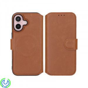 iPhone 16 Plånboksfodral Rvelon - Brun, Plånboksfodral till iPhone 16, iPhone 16, , RVELON