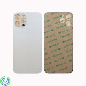 iPhone 12 Pro Baksida Glas med Självhäftande tejp - Vit, Baksida Glas med Självhäftande tejp - Vit, iPhone 12/12 Pro, , Elgruvan