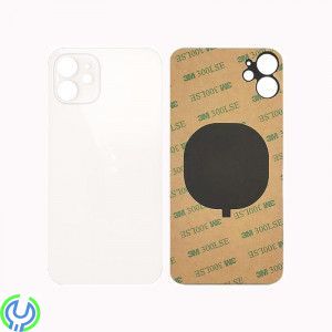 iPhone 12 Baksida Glas med Självhäftande tejp - Vit, Baksida Glas med Självhäftande tejp - Vit, iPhone 12/12 Pro, , Elgruvan