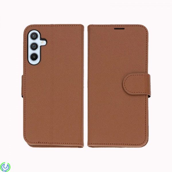 Samsung Galaxy A15 Plånboksfodral med Stativ - Brun, Skydda din Samsung Galaxy A15 med detta plånboksfodral, Galaxy A15, , RVELO