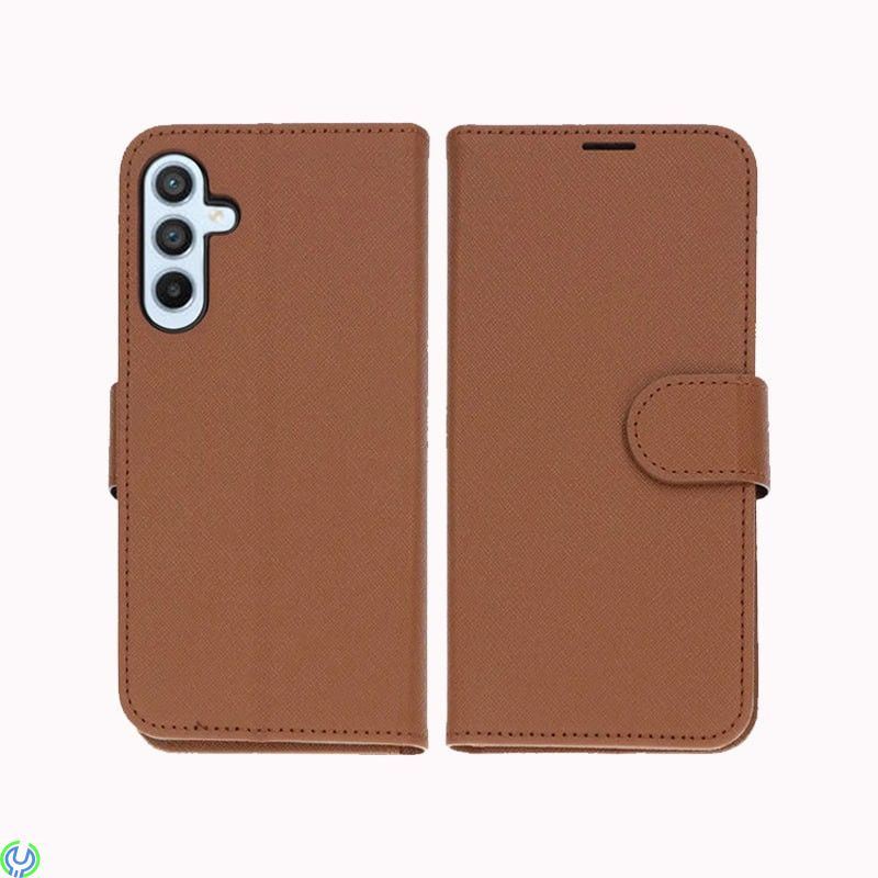 Samsung Galaxy A55 Plånboksfodral Rvelon - Brun, Skydda din Samsung Galaxy A55 med detta Plånboksfodral, Samsung A55, , RVELON