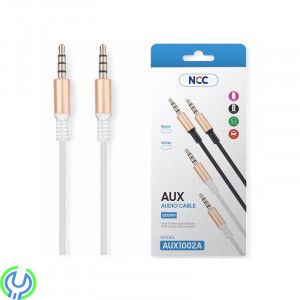 NCC AUX ljudkabel AUX1001A 3,5mm/3,5mm, 120cm, vit, AUX ljudkabel AUX1001A 3,5mm/3,5mm, Tillbehör, , NCC