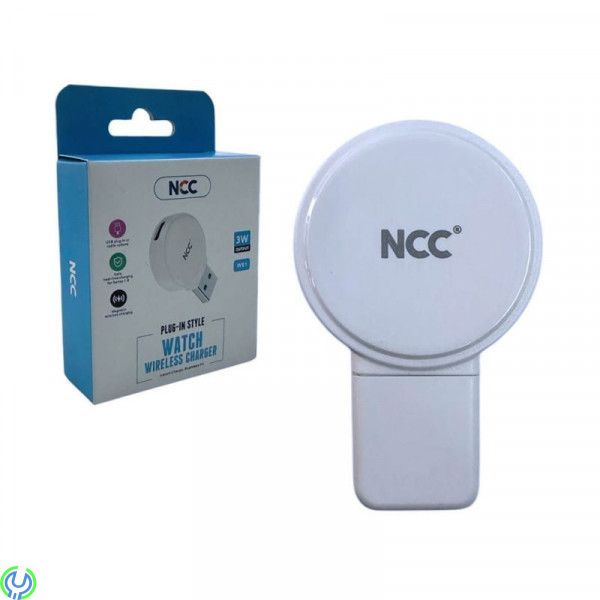 Magnetisk Trådlös Laddare för Apple Watch (Serie 1-9) vit, NCC 3W Magnetisk Trådlös Laddare, Apple Watch laddare, , NCC