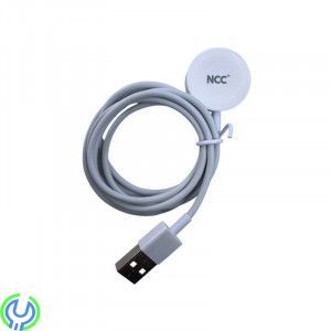 Magnetisk Trådlös Laddare för Apple Watch (Serie 1-9) vit, NCC 3W Magnetisk Trådlös Laddare, 1 m – Vit (W02), Apple Watch laddar