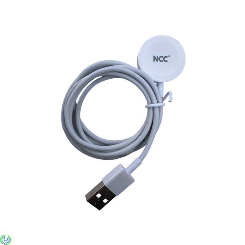 Magnetisk Trådlös Laddare för Apple Watch (Serie 1-9) vit, NCC 3W Magnetisk Trådlös Laddare, 1 m – Vit (W02), Apple Watch laddar
