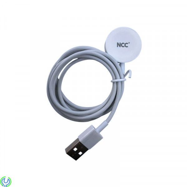 Magnetisk Trådlös Laddare för Apple Watch (Serie 1-9) vit, NCC 3W Magnetisk Trådlös Laddare, 1 m – Vit (W02), Apple Watch laddar