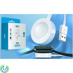 Magnetisk Trådlös Laddare för Apple Watch (Serie 1-9) vit, NCC 3W Magnetisk Trådlös Laddare, 1 m – Vit (W02), Apple Watch laddar