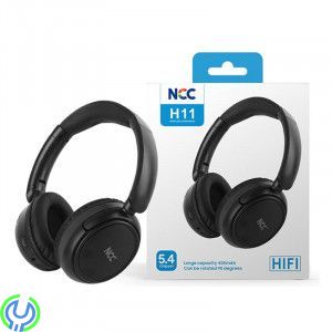 NCC H11 Bluetooth-hörlurar med Arc HIFI Audio, Svart, Bluetooth-hörlurar med Arc HIFI Audio Wireless 5.4, On-Ear Hörlurar, , NCC