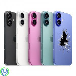 iPhone 16 Plus Baksideglas Byte, Vi byter ut hela baksidan på din iPhone 16 Plus så den blir som helt ny., iPhone 16 Plus, , 