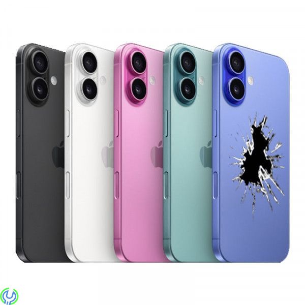 iPhone 16 Plus Baksideglas Byte, Vi byter ut hela baksidan på din iPhone 16 Plus så den blir som helt ny., iPhone 16 Plus, , 