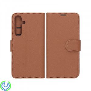 Samsung Galaxy S25 Plus Plånboksfodral med Stativ - Brun, Plånboksfodral med Stativ till Samsung S25 Plus, Samsung S25, , RVELON