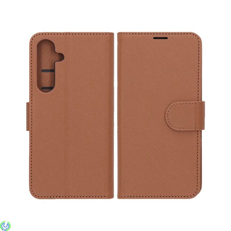 Samsung Galaxy S25 Plus Plånboksfodral med Stativ - Brun, Plånboksfodral med Stativ till Samsung S25 Plus, Samsung S25, , RVELON