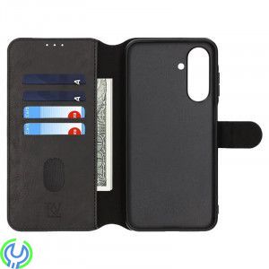 Rvelon plånboksfodral-Samsung S24 FE Svart, Plånboksfodral till Samsung S24FE, Samsung S25, , RVELON