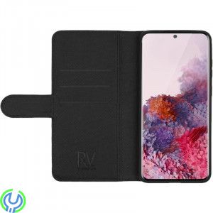 Samsung S20 Plus Plånboksfodral Magnet Rvelon - Svart, Plånboksfodral till Samsung S24FE, Samsung S25, , RVELON
