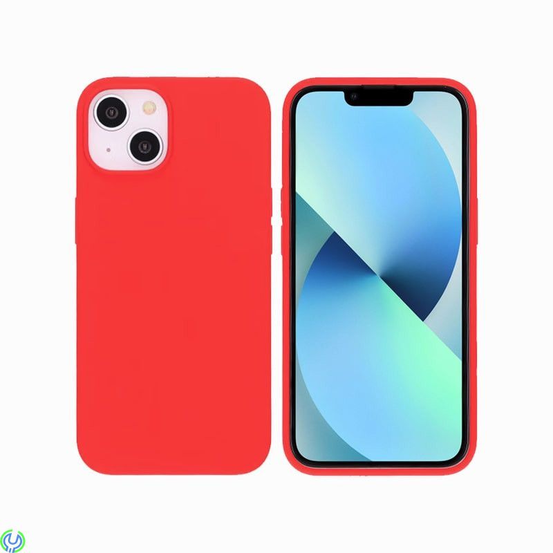 iPhone 13/14 Mobilskal Silikon Rvelon - Röd, Stötsäkert Silikonskal., iPhone 14 modeller, , RVELON