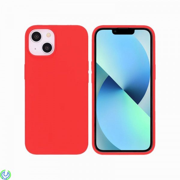 iPhone 13/14 Mobilskal Silikon Rvelon - Röd, Stötsäkert Silikonskal., iPhone 14 modeller, , RVELON
