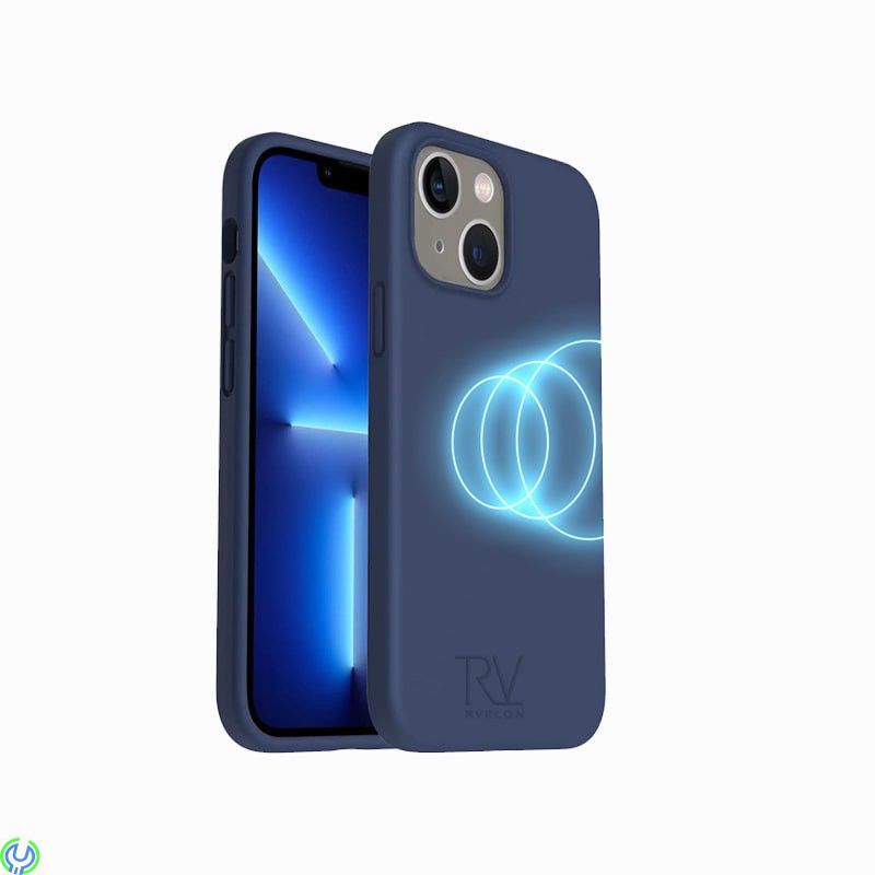 iPhone 13/14 Silikonskal Rvelon MagSafe - Blå, MagSafe Stötsäkert Silikonskal, iPhone 14 modeller, , RVELON