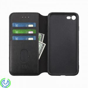 iPhone 7/8/SE 2020/2022 Plånboksfodral Rvelon - Svart, Plånboksfodral till Apple iPhone 7/8/SE., iPhone 7/8/SE modeller, , RVELO
