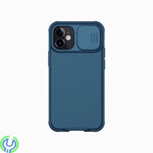 iPhone 12 mini Nillkin CamShield Pro Magnetisk Blå, Nillkin CamShield Pro Magnetisk Skal För Apple iPhone 12 mini Blå, iPhone 12