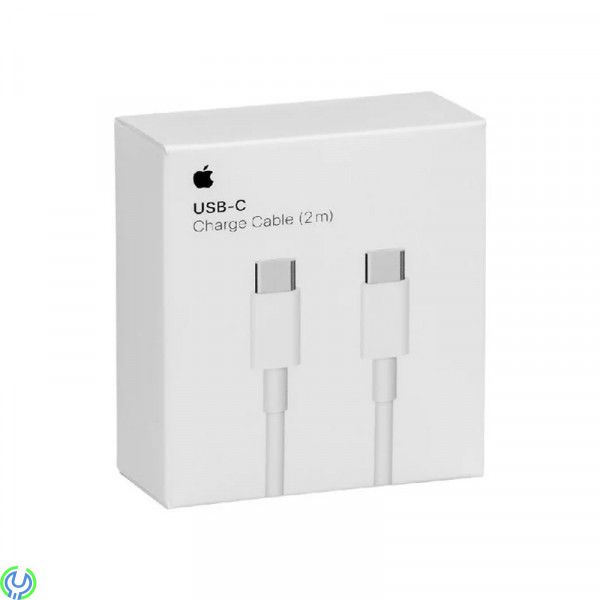 Apple Original USB-C till USB-C laddningskabel, 2m - Vit (MLL82ZM-A), 2 meter Apple USB-C till USB-C-kabeln., TYPE C, , Apple