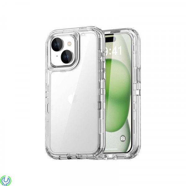 Stötsäkert fodral iPhone 16e - Genomskinlig, Stötsäkert fodral iPhone 16e - Genomskinlig, iPhone 16e, , G-SP