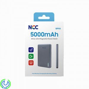 Ultra Slim Magnetisk Powerbank med MagSafe, 5000mAh, Tunn, Smidig & Magnetisk – Powerbank med MagSafe 5000mAh, Mobilskal/ Laddar