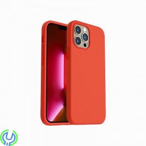 iPhone 14 Pro Silikonskal Rvelon - Rosa, Stötsäkert skal Transparent., iPhone 14 modeller, , RVELON