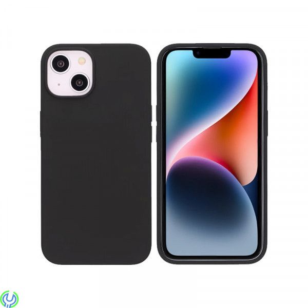 iPhone 13/14 Mobilskal Silikon MagSafe Rvelon - Svart, Stötsäkert Silikonskal., iPhone 14 modeller, , RVELON