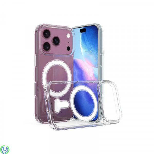 iPhone 17 Pro Max Skal transparent kompatibelt med MagSafe, iPhone 17 Pro Max MagSafe Skal transparent, iPhone 17 pro Max, , Elg