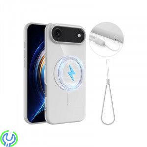 iPhone Air MagSafe-skal med rem - Vit, iPhone Air MagSafe-kompatibelt skal, iPhone Air, , Elgruvan