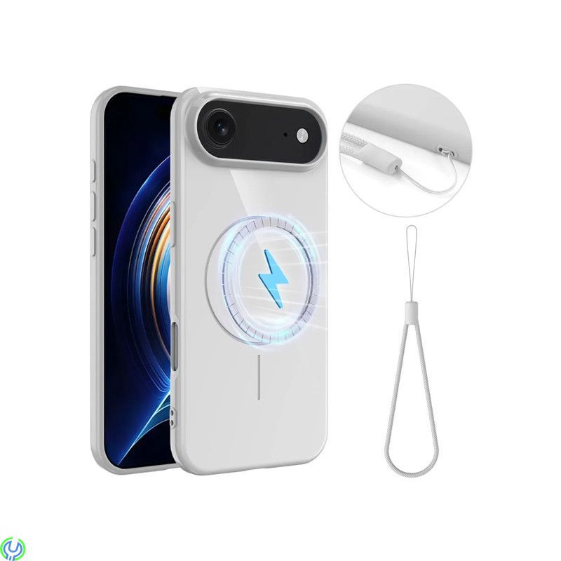 iPhone Air MagSafe-skal med rem - Vit, iPhone Air MagSafe-kompatibelt skal, iPhone Air, , Elgruvan