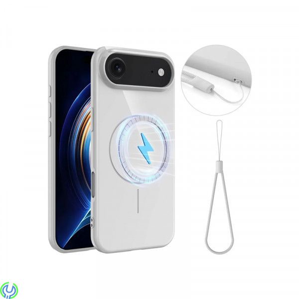 iPhone Air MagSafe-skal med rem - Vit, iPhone Air MagSafe-kompatibelt skal, iPhone Air, , Elgruvan