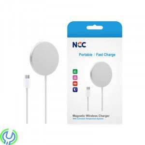 Trådlös Laddare Kompatibel med MagSafe till iPhone Samsung, MagSafe trådlös laddare 15W Vit


, Trådlösa, , Elgruvan