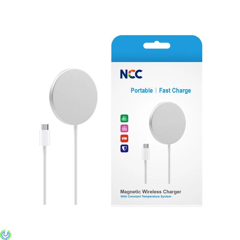 Trådlös Laddare Kompatibel med MagSafe till iPhone Samsung, MagSafe trådlös laddare 15W Vit


, Trådlösa, , Elgruvan