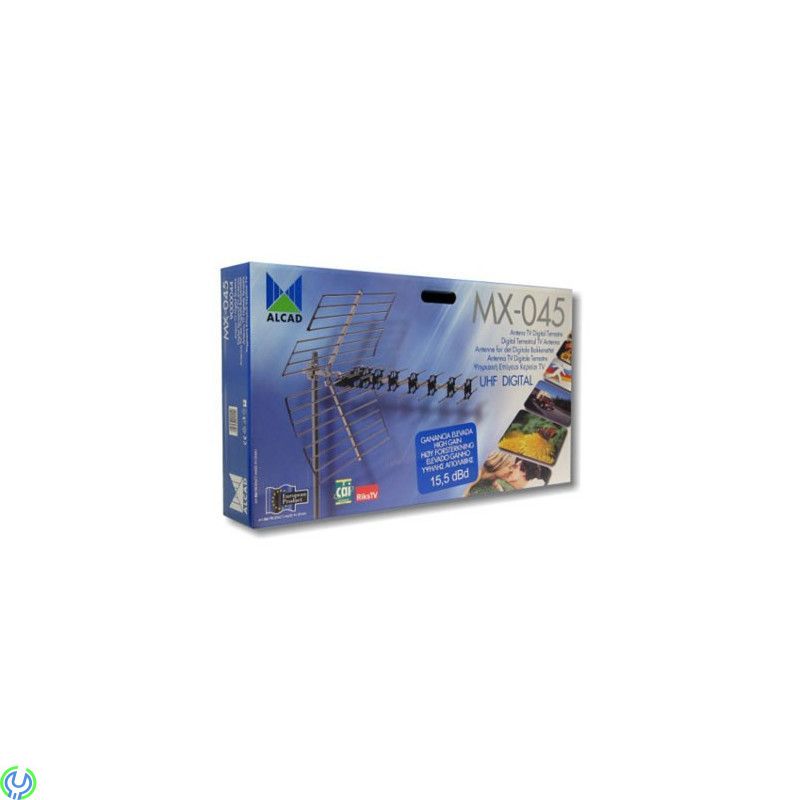 ALCAD UHF antenna MX series, Alcad UHF antenna series, channels 21/69, MX G = 15 dB, Utomhusantenner, , Alcad