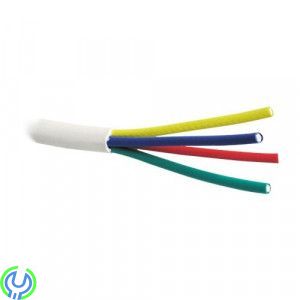 Multi Quad/Quattro 4 Koaxialkabel, utomhus, 10 m vit, Med 4 st olikfärgade koaxialkabel


, Satellit, , Elgruvan